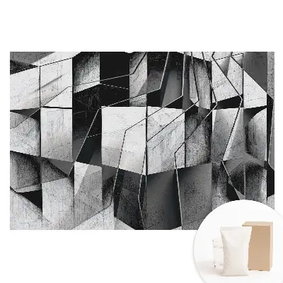 Fototapeta s geometrickými tvary v moderním stylu na vliesovém podkladu