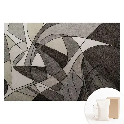 Fototapeta na netkané textilii s motivem abstraktního chaosu forem a linií