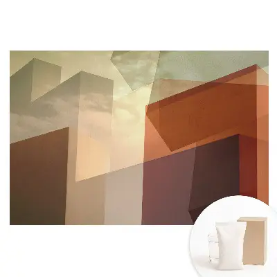 Fototapeta s geometrickými tvary na obloze