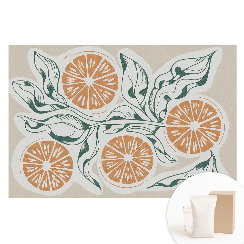 Fototapeta na vliesovém podkladu Citrus a listy v harmonii