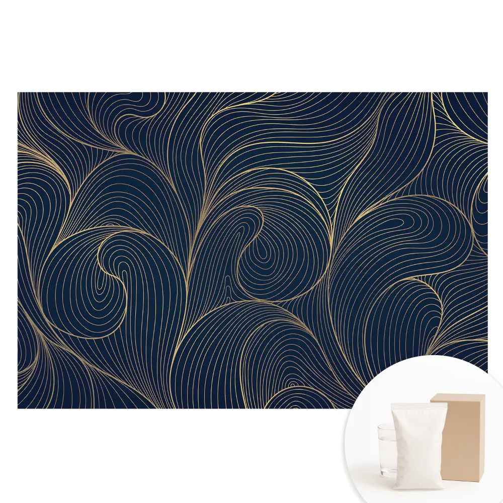 Fototapeta na vliesu Vlnité linie elegance a harmonie