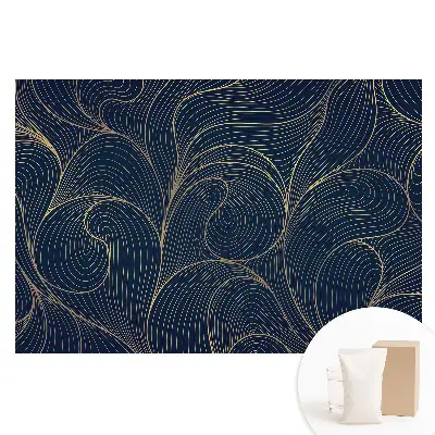 Fototapeta na vliesu Vlnité linie elegance a harmonie