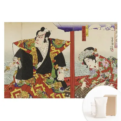 Fototapeta na vliesu Tradiční japonské umění elegance a bohatství