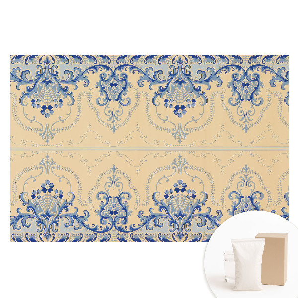 Fototapeta na netkané textilii Klasický ornamentální vzor, ​​elegance modrá