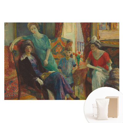 Fototapeta s potiskem na netkané textilii Elegance v klasickém interiéru