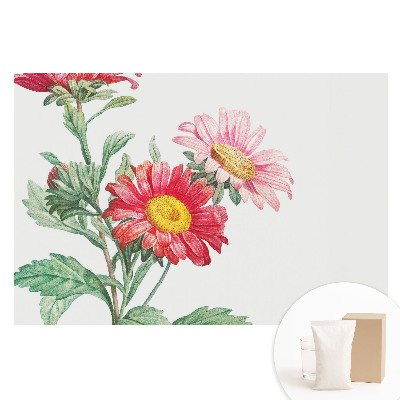 Fototapeta na netkané textilii Jemné květinové motivy v klasickém stylu