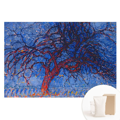 Netkaná fotografická tapeta Expresivní abstrakce modré
