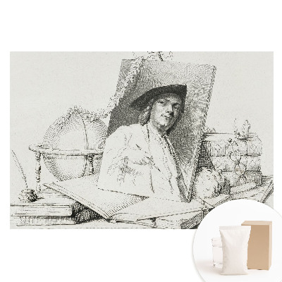 Fototapeta na netkané textilii Klasická portrétní ilustrace