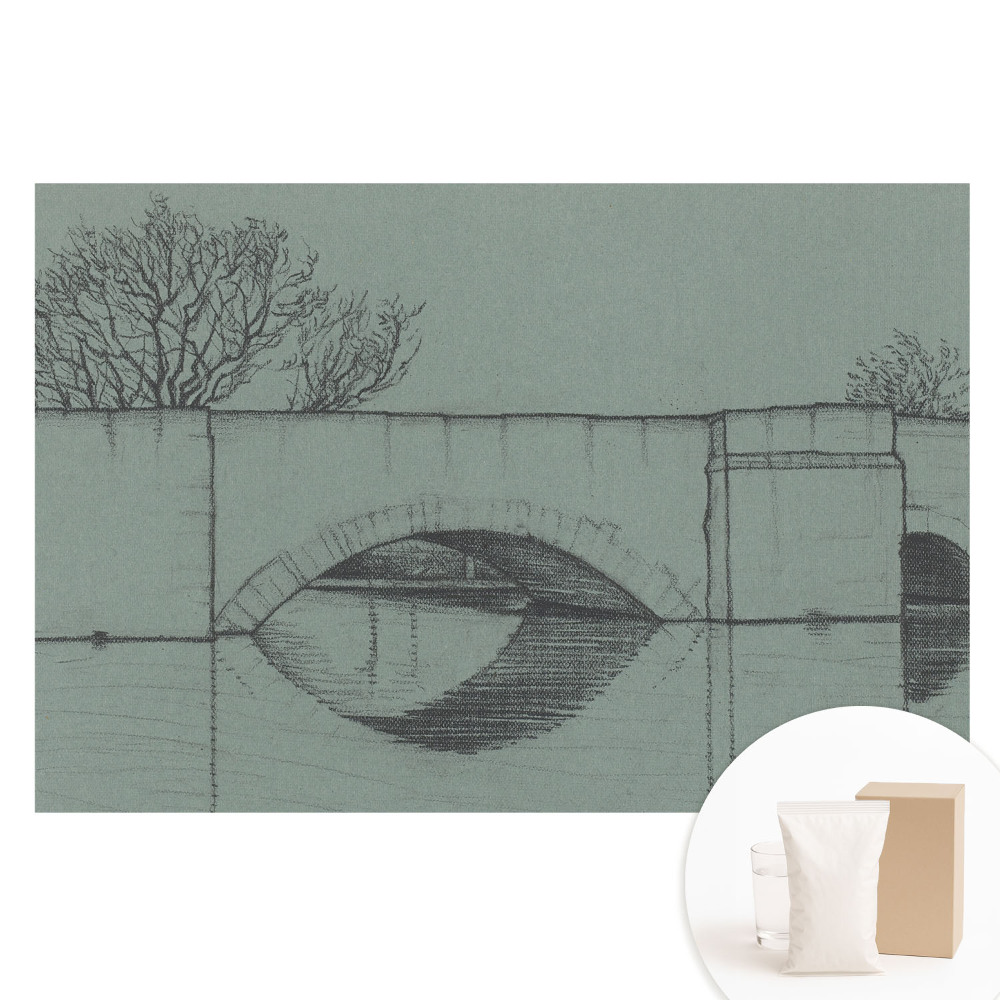 Fototapeta na netkané textilii Most a řeka v klasickém stylu