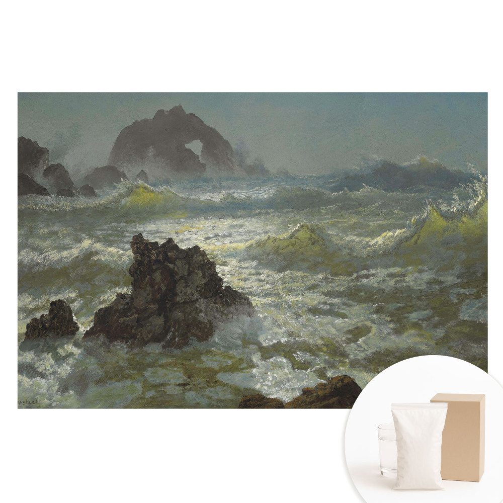 Fotografická tapeta na netkané textilii Mořské vlny a skály