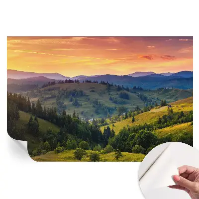 Samolepicí fototapeta na zeď Horská krajina