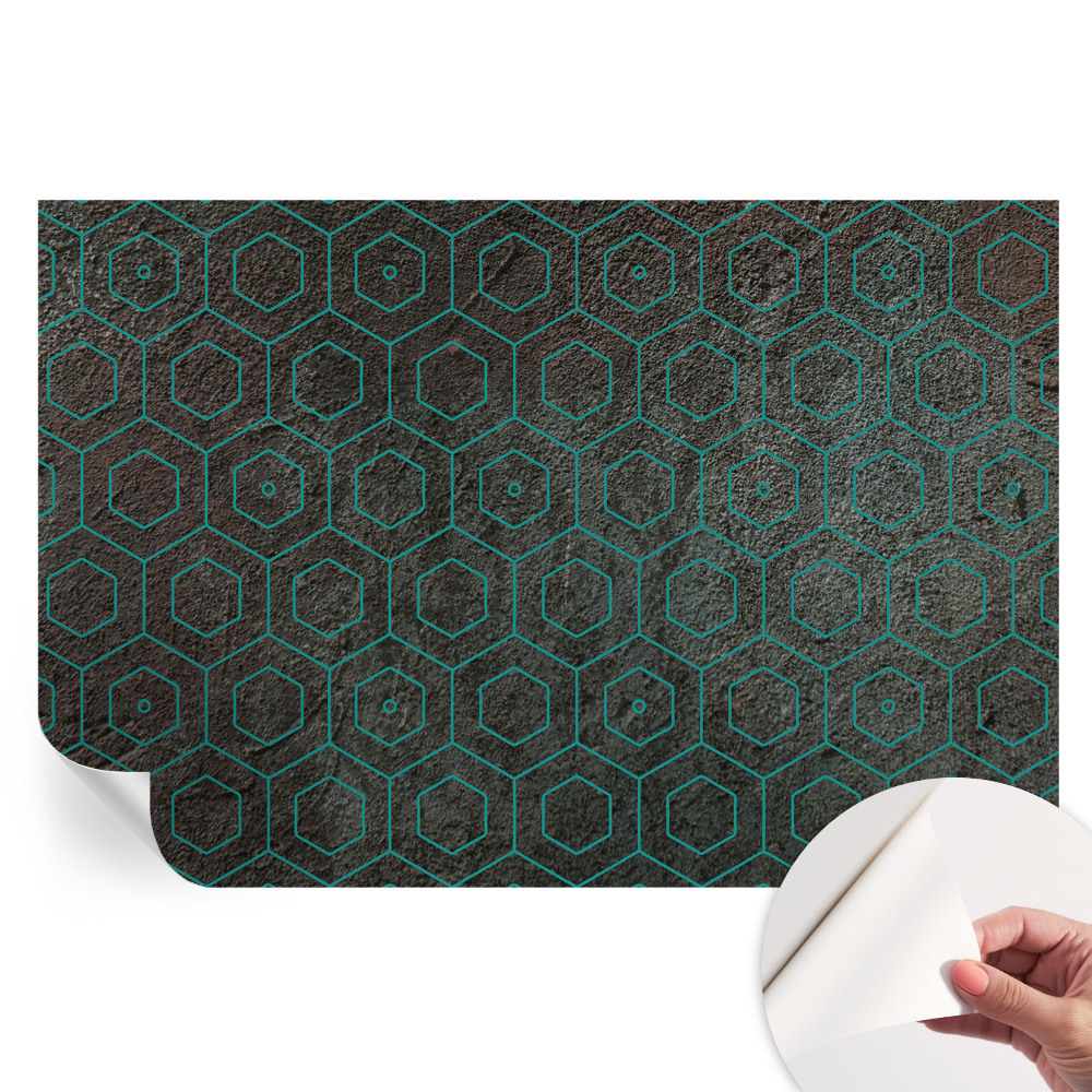 Moderní fototapeta do obývacího pokoje Geometrický vzor