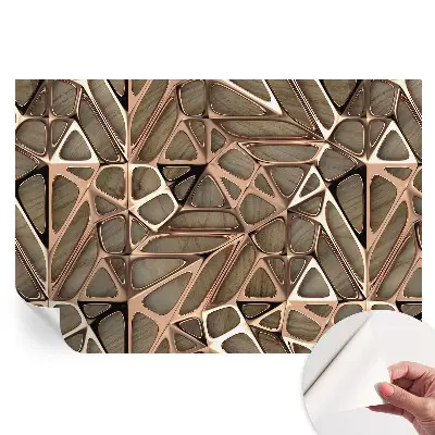 Samolepicí fototapeta s geometrickým vzorem