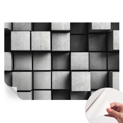 Samolepicí fotografická tapeta Geometrické kostky