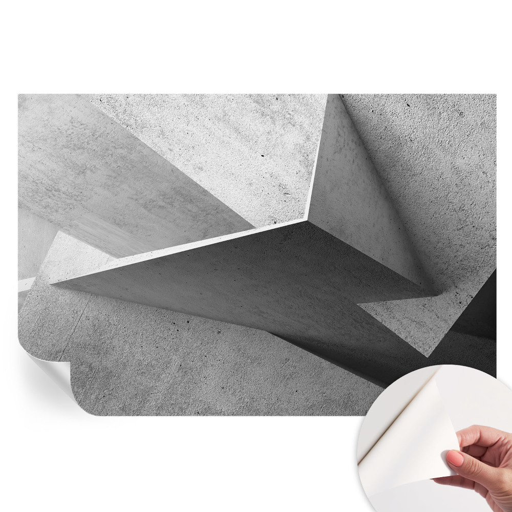 Samolepicí tapeta do obývacího pokoje Geometrické struktury