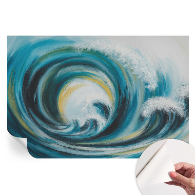Samolepicí tapeta do obývacího pokoje Mořská vlna