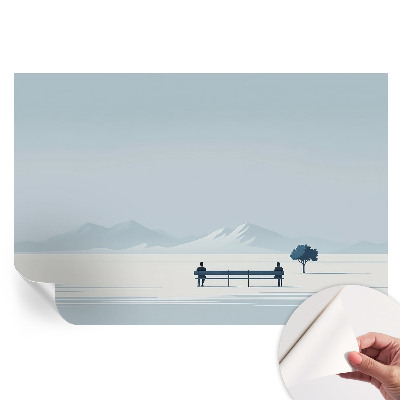Moderní fototapeta do obývacího pokoje Minimalistická krajina