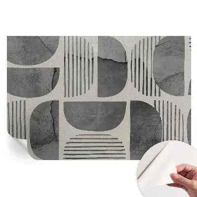 Samolepicí fototapeta s geometrickými tvary