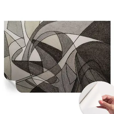Samolepicí fototapeta na zeď Geometrická abstrakce do ložnice