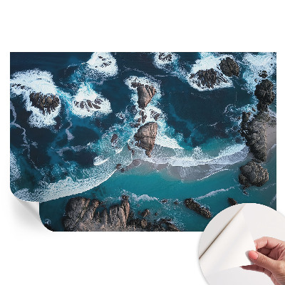 Samolepicí fototapeta do ložnice Oceánské vlny