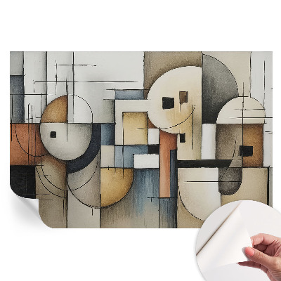 Samolepicí fotografická tapeta Geometrická harmonie