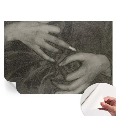 Samolepicí fotografická tapeta s motivem rukou