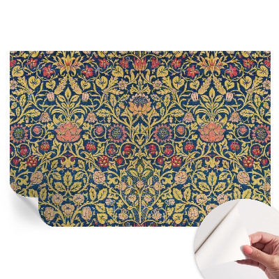 Samolepicí tapeta do obývacího pokoje Květinový vzor
