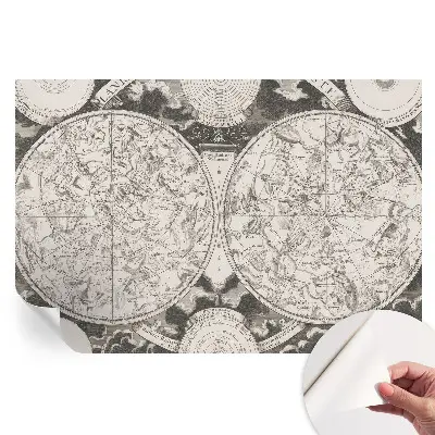 Samolepicí fototapeta na zeď Hvězdná mapa