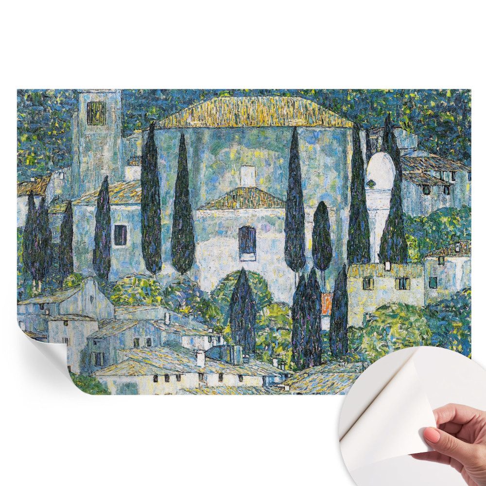 Samolepicí fototapeta Cypřišové domy