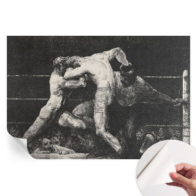 Moderní fototapeta do obývacího pokoje Souboj boxerů