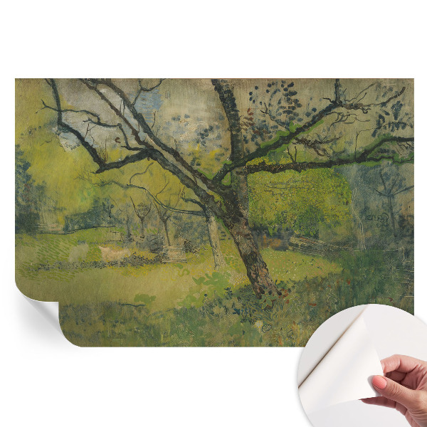 Samolepicí tapeta do obývacího pokoje Zelená krajina