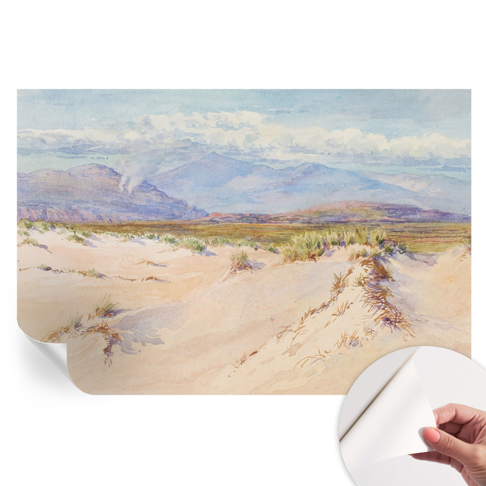 Samolepicí tapeta do obývacího pokoje Pouštní krajina