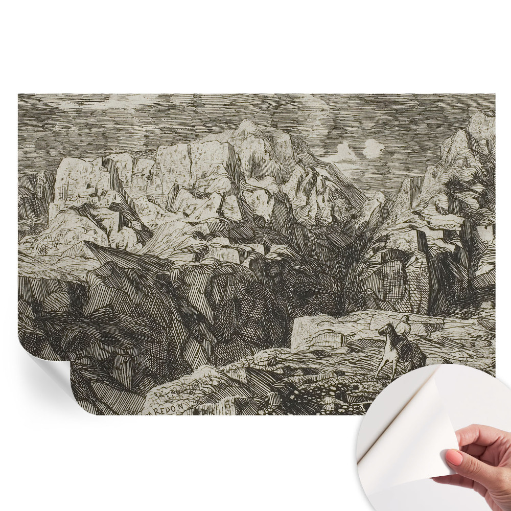 Samolepicí fotografická tapeta Horská scenérie