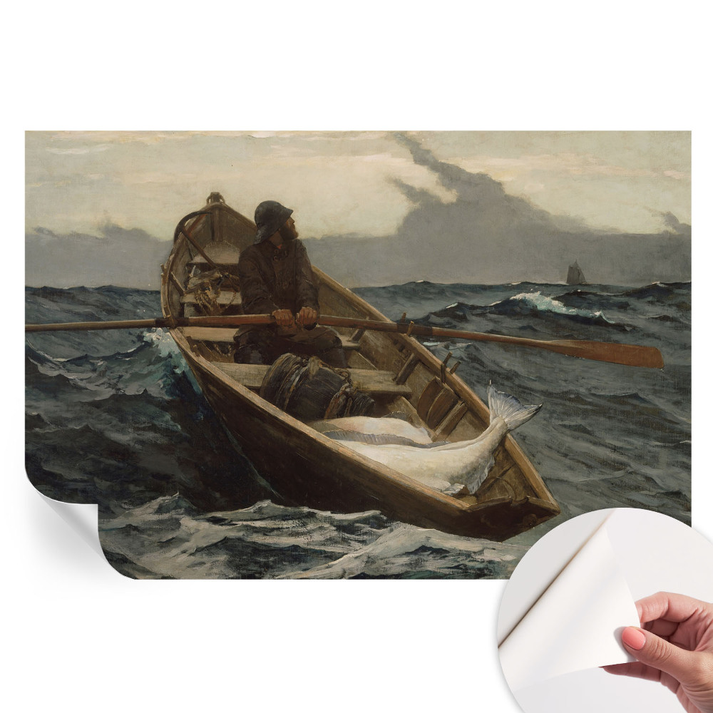 Samolepicí tapeta do obývacího pokoje Rybář na moři