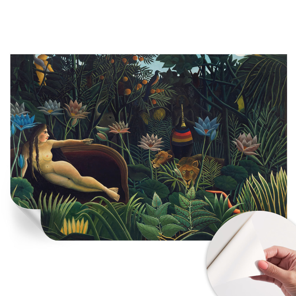 Samolepicí tapeta do obývacího pokoje Exotická džungle