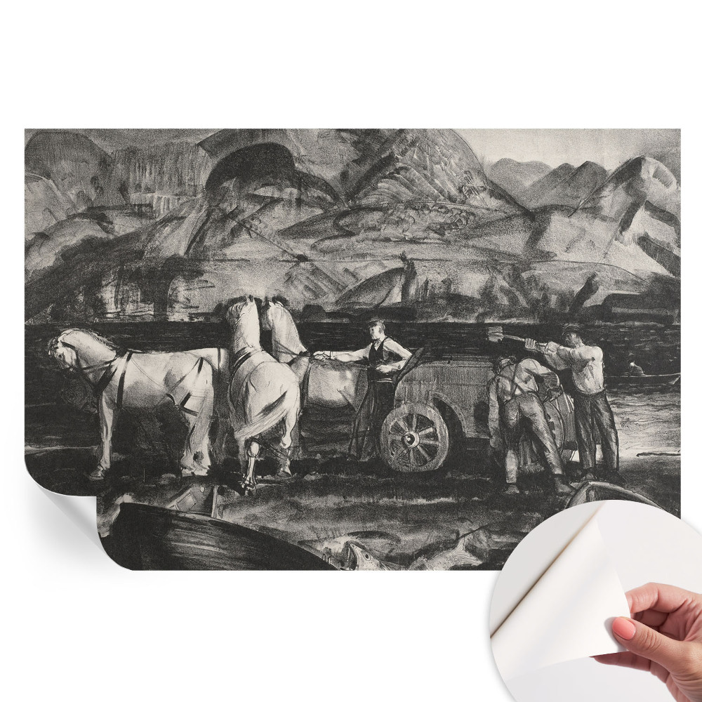 Samolepicí tapeta do obývacího pokoje Vesnická scéna