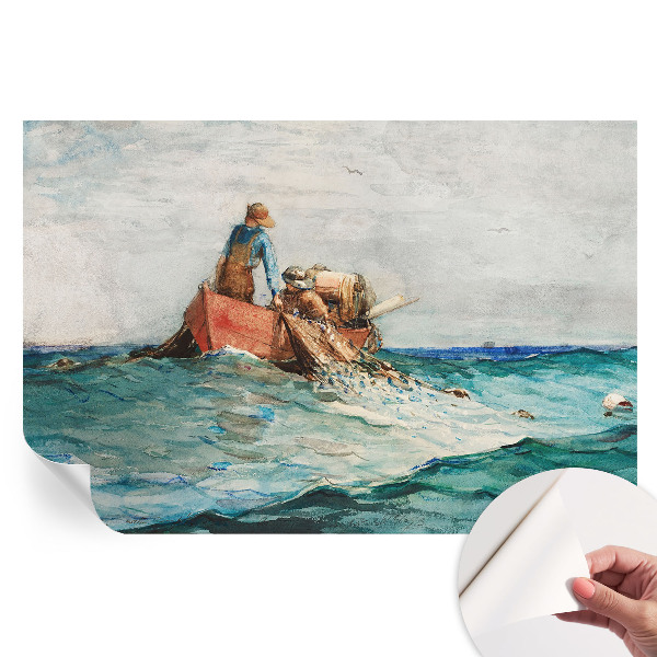 Moderní fototapeta do obývacího pokoje Námořní expedice