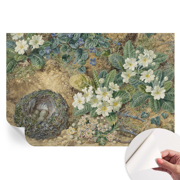 Samolepicí tapeta do obývacího pokoje Jarní kompozice