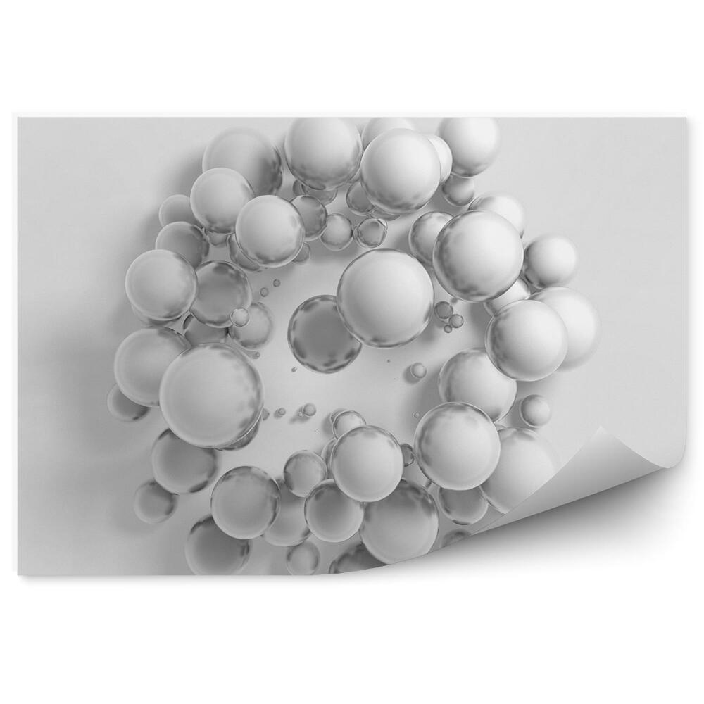 Fototapeta na zeď Míčky bílé šedé