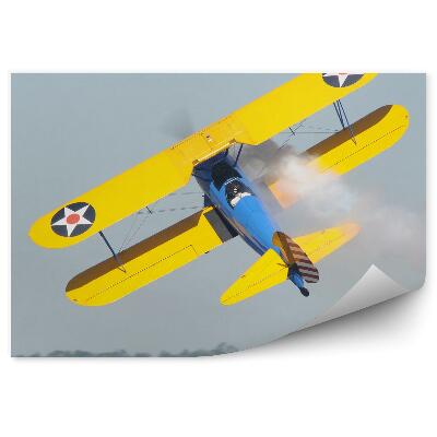 Fototapeta na zeď Vrtulník letadlo barevný vzlet