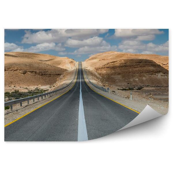 Fototapeta na zeď Pouštní silnice silnice ulice obloha