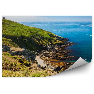 Samolepící fototapeta Modrá voda nebe zelený ostrov