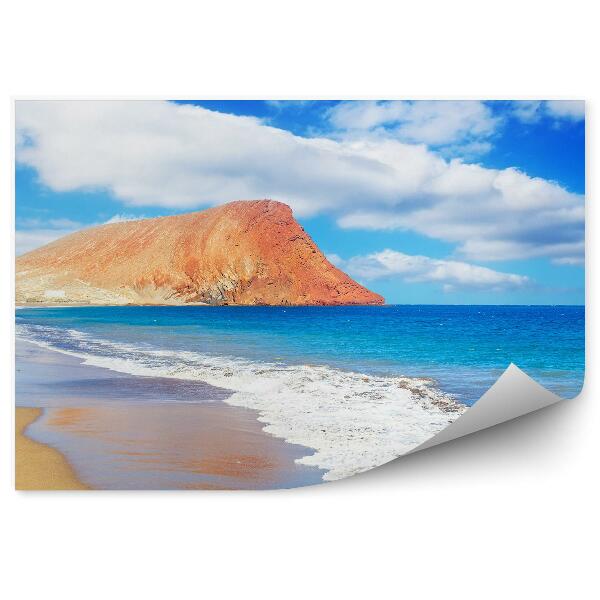 Tapeta Hory budovy silnice oceán nebe Tenerife