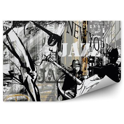 Fototapeta na zeď Jazzový trumpetista na ulici v New Yorku 