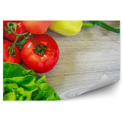 Fototapeta na zeď Čerstvá zelenina voda zdravé potraviny