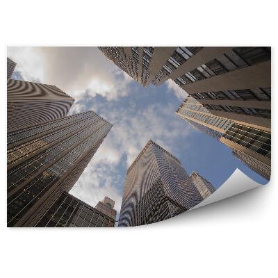 Tapeta Mrakodrapy Manhattan New York mraky