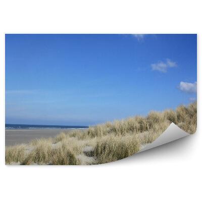 Fototapeta Letecký pohled oceán vlny písek pláž loď