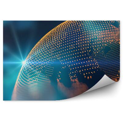 Fototapeta 3d planeta Země vesmír nebe hvězdy