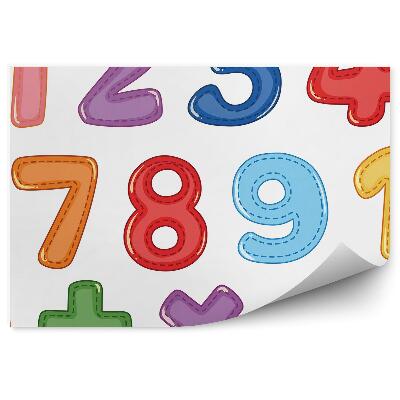 Fototapeta Čísla barevná čísla matematické aktivity