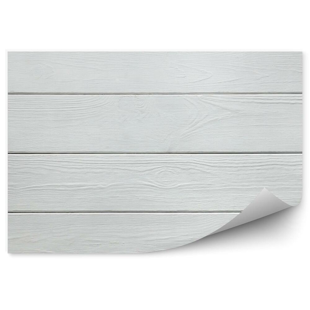 Fototapeta na zeď Bílá dřevěná prkna